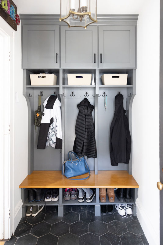 Mudroom organizing OLS Organizing