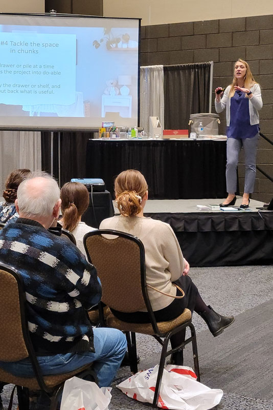 Emily Fitzgerald OLS Organizing tips speaking